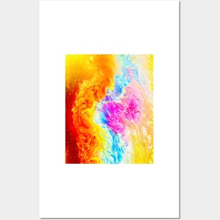 Cotton candy acrylic art Posters and Art